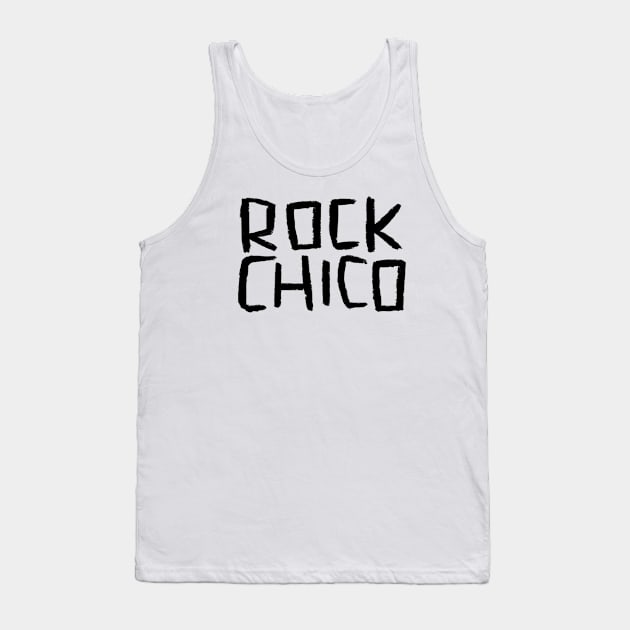 Rock Music Bands, Boys Rock, Rock Chico Tank Top by badlydrawnbabe